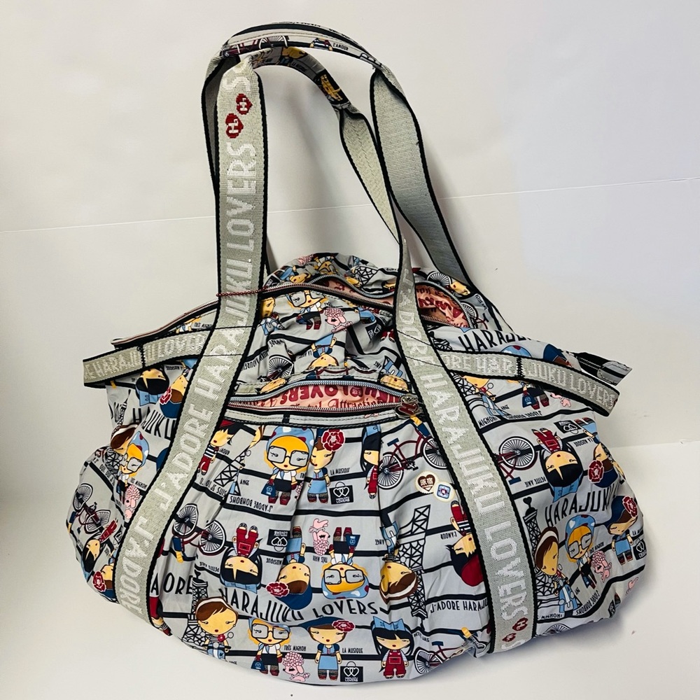 Harajuku Lovers Paris Themed Large Travel Bag